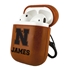 Nebraska Cornhuskers Custom Leather Case for AirPods
