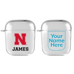 
Nebraska Cornhuskers Custom Clear Case for AirPods