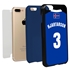 Personalized Iceland Soccer Jersey Case for iPhone 7 Plus / 8 Plus – Hybrid – (Black Case, Dark Blue Silicone)
