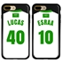 Personalized Saudi Arabia Soccer Jersey Case for iPhone 7 Plus / 8 Plus – Hybrid – (Black Case, Black Silicone)
