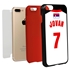 Personalized Serbia Soccer Jersey Case for iPhone 7 Plus / 8 Plus – Hybrid – (Black Case, Red Silicone)
