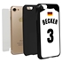 Personalized Germany Soccer Jersey Case for iPhone 7/8/SE – Hybrid – (Black Case, Black Silicone)

