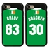 Personalized Ireland Soccer Jersey Case for iPhone 7/8/SE – Hybrid – (Black Case, Black Silicone)
