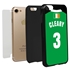Personalized Ireland Soccer Jersey Case for iPhone 7/8/SE – Hybrid – (Black Case, Black Silicone)
