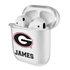 Georgia Bulldogs Custom Clear Case for AirPods
