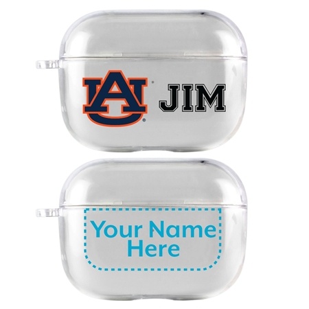 Auburn Tigers Custom Clear Case for AirPods Pro
