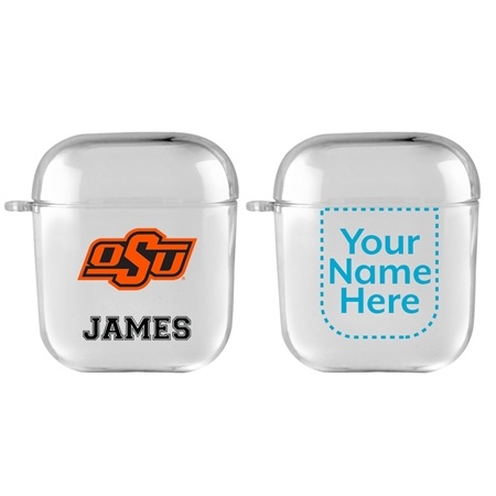 Oklahoma State Cowboys Custom Clear Case for AirPods
