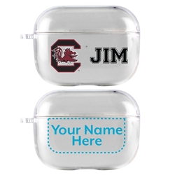 
South Carolina Gamecocks Custom Clear Case for AirPods Pro