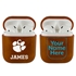 Clemson Tigers Custom Leather Case for AirPods
