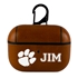 Clemson Tigers Custom Leather Case for AirPods Pro
