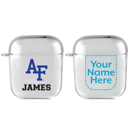 Air Force Falcons Custom Clear Case for AirPods
