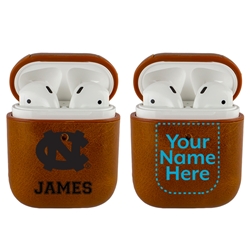 
North Carolina Tar Heels Custom Leather Case for AirPods