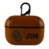 Oklahoma Sooners Custom Leather Case for AirPods Pro
