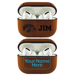 
Iowa Hawkeyes Custom Leather Case for AirPods Pro