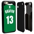 Personalized Nigeria Soccer Jersey Case for iPhone 6 / 6s – Hybrid – (Black Case, Black Silicone)
