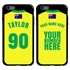 Personalized Australia Soccer Jersey Case for iPhone 6 Plus / 6s Plus – Hybrid – (Black Case, Black Silicone)
