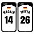 Personalized Germany Soccer Jersey Case for iPhone 6 Plus / 6s Plus – Hybrid – (Black Case, Black Silicone)
