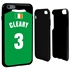Personalized Ireland Soccer Jersey Case for iPhone 6 Plus / 6s Plus – Hybrid – (Black Case, Black Silicone)
