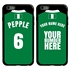 Personalized Nigeria Soccer Jersey Case for iPhone 6 Plus / 6s Plus – Hybrid – (Black Case, Black Silicone)
