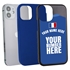 Personalized France Soccer Jersey Case for iPhone 12 Mini – Hybrid – (Black Case, Black Silicone)

