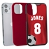 Custom Soccer Jersey Hybrid Case for iPhone 12 Mini - (Black Case, Full Color Jersey)
