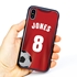 Custom Soccer Jersey Hybrid Case for iPhone Xs Max - (Black Case, Full Color Jersey)
