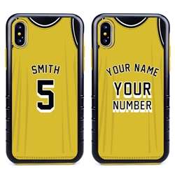 
Personalized Basketball Jersey Case for iPhone XS Max - Hybrid (Black Case)