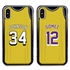 Personalized Basketball Jersey Case for iPhone XS Max - Hybrid (Black Case)
