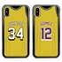 Personalized Basketball Jersey Case for iPhone XS Max - Hybrid (Black Case)
