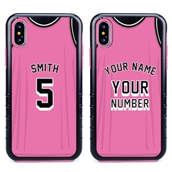 
Personalized Basketball Jersey Case for iPhone XR - Hybrid (Black Case)