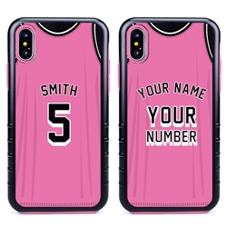 
Personalized Basketball Jersey Case for iPhone XR - Hybrid (Black Case)