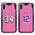 Personalized Basketball Jersey Case for iPhone XR - Hybrid (Black Case)
