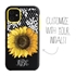 Personalized Monogram Case for iPhone 11 – Hybrid – Sunflower and Lace
