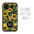 Personalized Monogram Case for iPhone 11 – Hybrid – Sunflower Stalks
