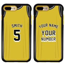 
Personalized Basketball Jersey Case for iPhone 7 Plus / 8 Plus - Hybrid (Black Case)