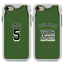 
Personalized Basketball Jersey Case for iPhone 7 / 8 / SE - Hybrid (White Case)