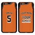 Personalized Basketball Jersey Case for iPhone 6 Plus / 6s Plus - Hybrid (Black Case)
