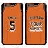 Personalized Basketball Jersey Case for iPhone 6 Plus / 6s Plus - Hybrid (Black Case)
