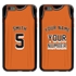 Personalized Basketball Jersey Case for iPhone 6 Plus / 6s Plus - Hybrid (Black Case)
