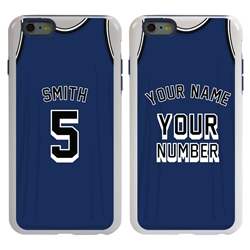 
Personalized Basketball Jersey Case for iPhone 6 Plus / 6s Plus - Hybrid (White Case)