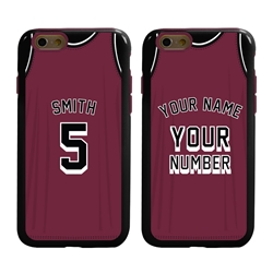 
Personalized Basketball Jersey Case for iPhone 6 / 6s - Hybrid (Black Case)