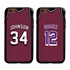 Personalized Basketball Jersey Case for iPhone 6 / 6s - Hybrid (Black Case)
