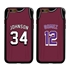 Personalized Basketball Jersey Case for iPhone 6 / 6s - Hybrid (Black Case)
