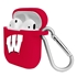 Wisconsin Badgers Silicone Skin for Apple AirPods Charging Case with Carabiner
