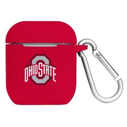 
Ohio State Buckeyes Silicone Skin for Apple AirPods Charging Case with Carabiner