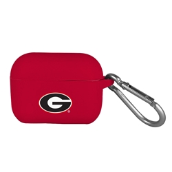 
Georgia Bulldogs Silicone Skin for Apple AirPods Pro Charging Case with Carabiner