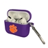 Clemson Tigers Silicone Skin for Apple AirPods Pro Charging Case with Carabiner
