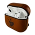 AudioSpice Collegiate Leather Cover for Apple AirPods Pro Case with Carabiner and Safety Cord - Kansas Jayhawks
