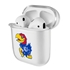 AudioSpice Collegiate Clear Cover for Apple AirPods Generation 1/2 Case with Safety Cord - Kansas Jayhawks
