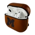 AudioSpice Collegiate Leather Cover for Apple AirPods Pro Case with Carabiner and Safety Cord - Michigan Wolverines
